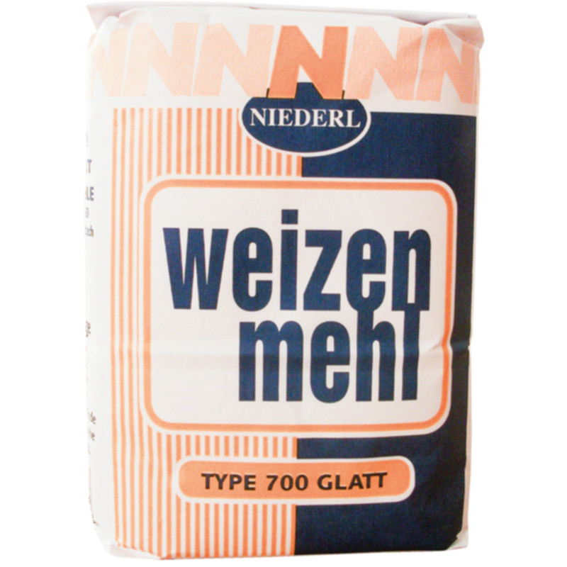 Niederl Weizenmehl T700 glatt 1 kg vielseitiges Haushaltsmehl für Brot und Gebäck